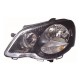 Volkswagen Polo 2005-2009 Black Inner Halogen Head Lamp Unit Passenger Side